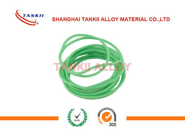 Biały i zielony kabel termoelektryczny Kc z powłoką teflonową i metalowym ekranem