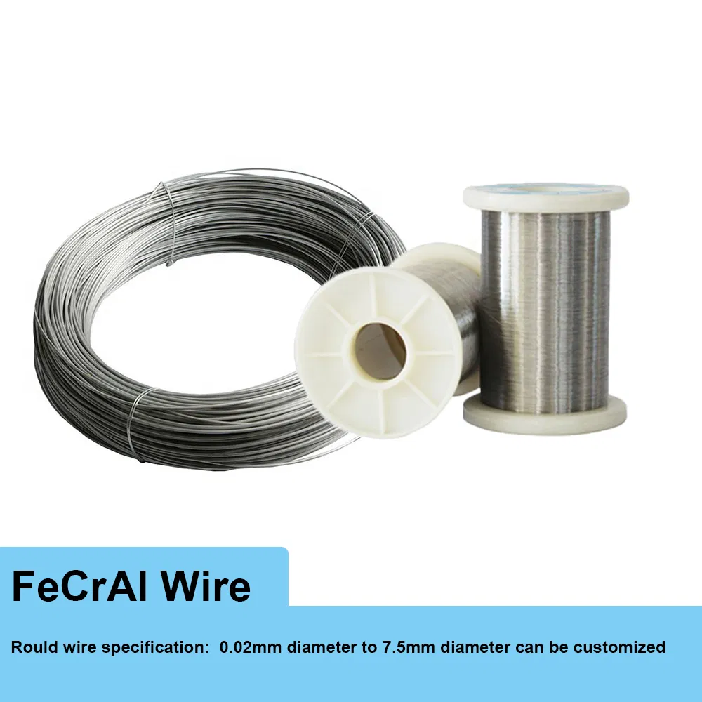 Stopienie fecral 0cr21al6nb 0cr27al7mo2 0cr25al5 Elektryczny element grzewczy pieca 0